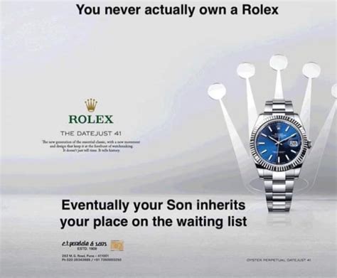 mayors rolex waiting list